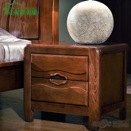 精品特價實木床頭柜 榆木新中式設計，打造優雅臥室儲物空間